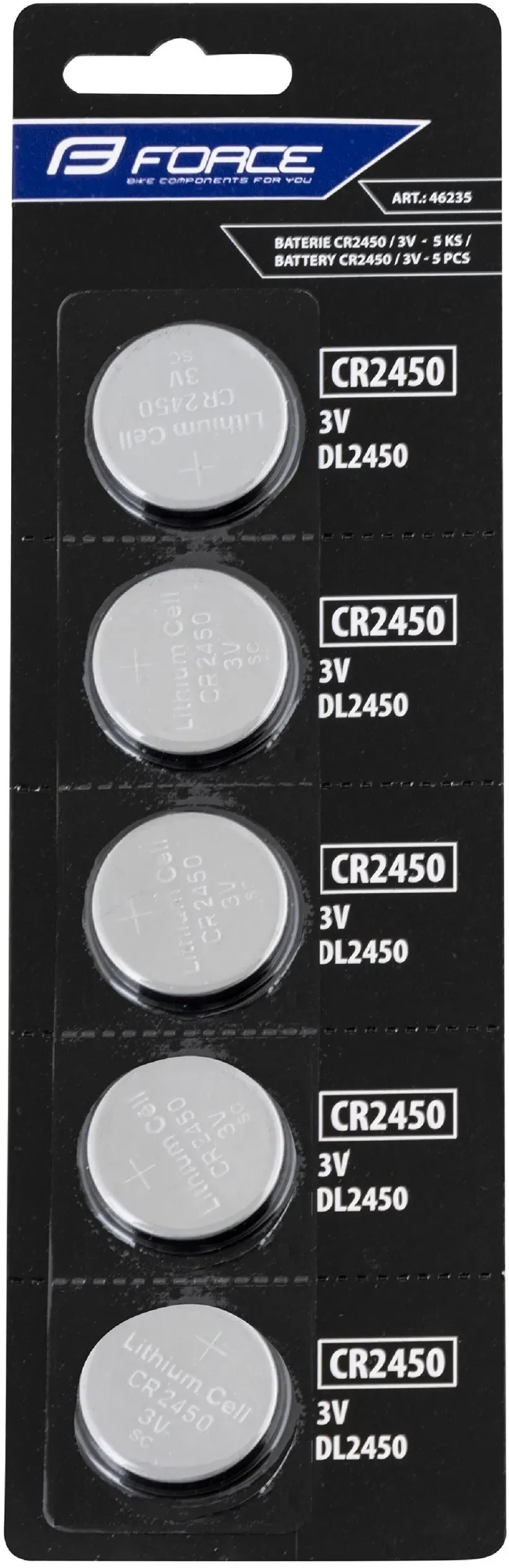 Force - bateri CR2450 - 3V - set 5 buc.