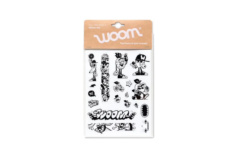 Woom - Sticker - Rolling rebels