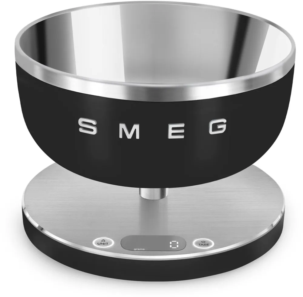 Smeg Collezione Kitchen Scales KSC01BLMWW Black