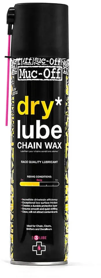 Muc-Off - lubrifiant lant - Dry PTFE Chain Lube Aerosol - 450ml