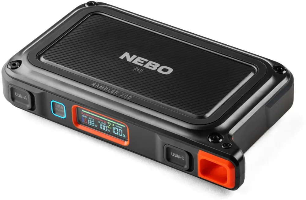 Nebo - baterie externa - Rambler PS100 - 26 Ah