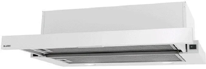 Telescopic hood MAAN Corona G 60 315 m3/h, White