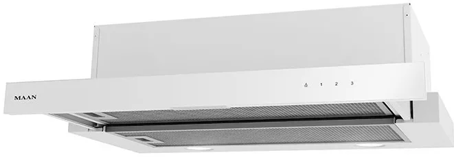 Telescopic hood MAAN Corona G 60 315 m3/h, White