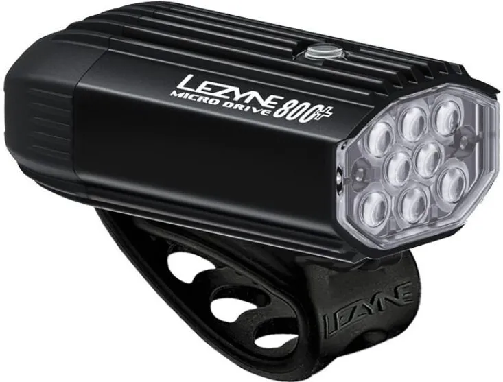 Lezyne - Lumina fata - MICRO DRIVE 800+ - 800 lumeni - USB - negru
