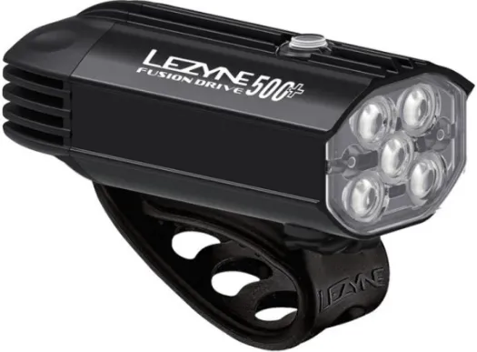 Lezyne - Fusion Drive 500+ - Lumina fata - 500 lumeni - USB - negru