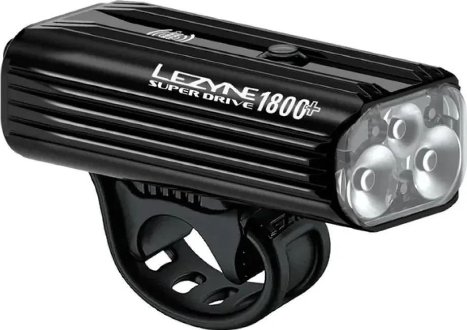 Lezyne - lumini set fata-spate - Super Drive 1800+ Smart - USB - negru