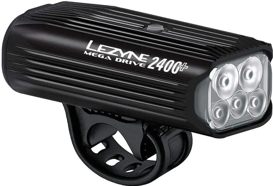 Lezyne - Mega Drive 2400+ - Lumina fata reincarcabila USB - LOADED KIT 2400 Lumeni