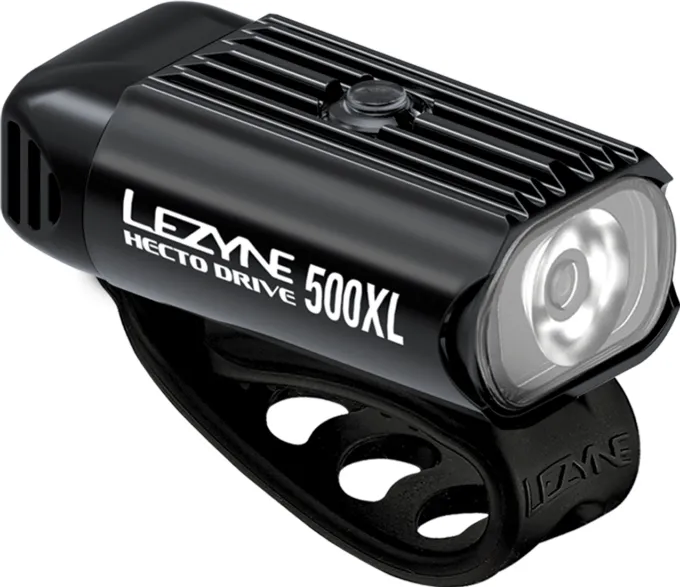 Lezyne - Hecto Drive 500XL - Lumina fata - 500 Lumen - 3 faze si 2 moduri flash - negru lucios