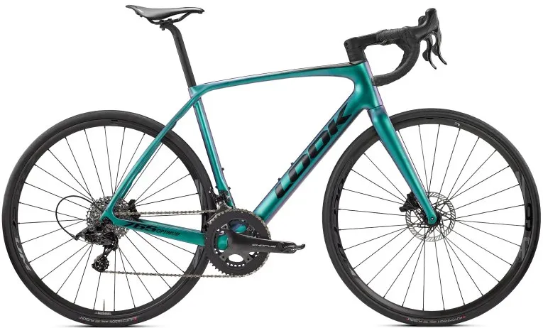Look - 765 Optimum 2 Disc Campagnolo Chorus - Chameleon Green Blue - L