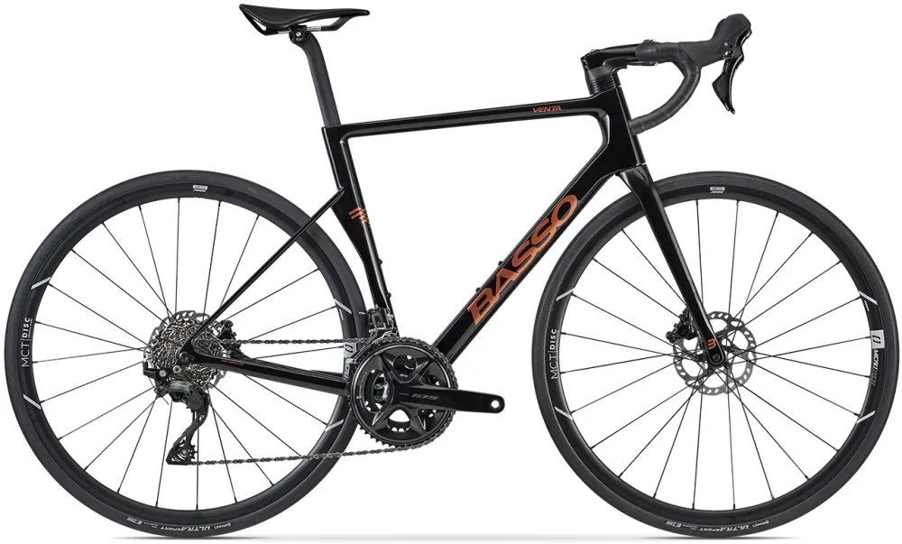 Basso - bicicicleta sosea - Venta R Shimano 105 - Magma Black Glossy - 58