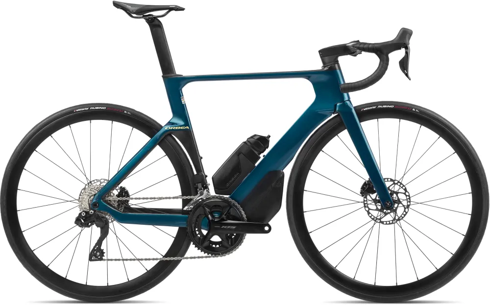 Orbea - ORCA AERO M31eLTD PWR - Metallic Boreal Blue | Raw Carbon - 53