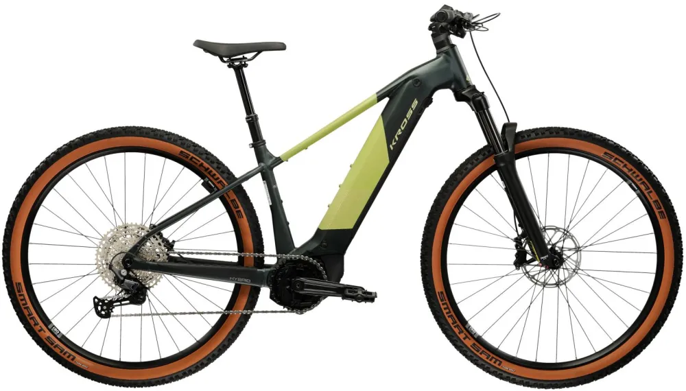 KROSS - bicicleta electrica 27.5"  - INFLUX HYB 4.0 800 green / khaki / mat