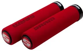 SRAM - mansoane spuma - Locking Grips Foam 129mm - rosu | negru
