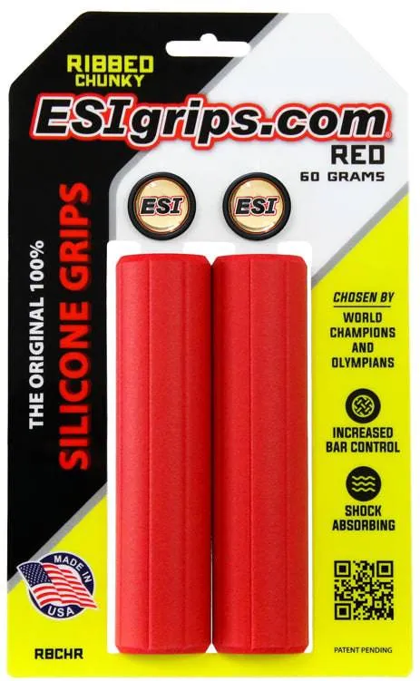 ESI - mansoane - Ribbed Chunky - red