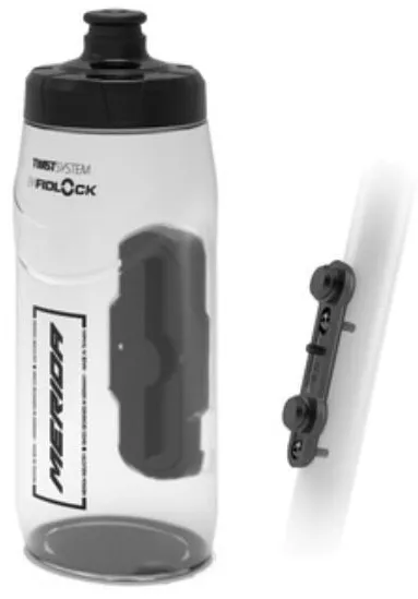 Merida - bidon - Water bottle ME Swivel/Fidlock 620ml TRANSPARENT bottle (only bottle)
