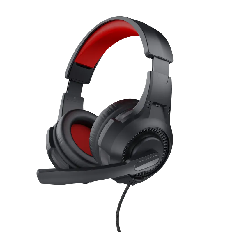 Casti Trust Basics gaming, negru