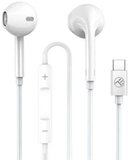 Casti cu fir Tellur Basic U In-Ear alb