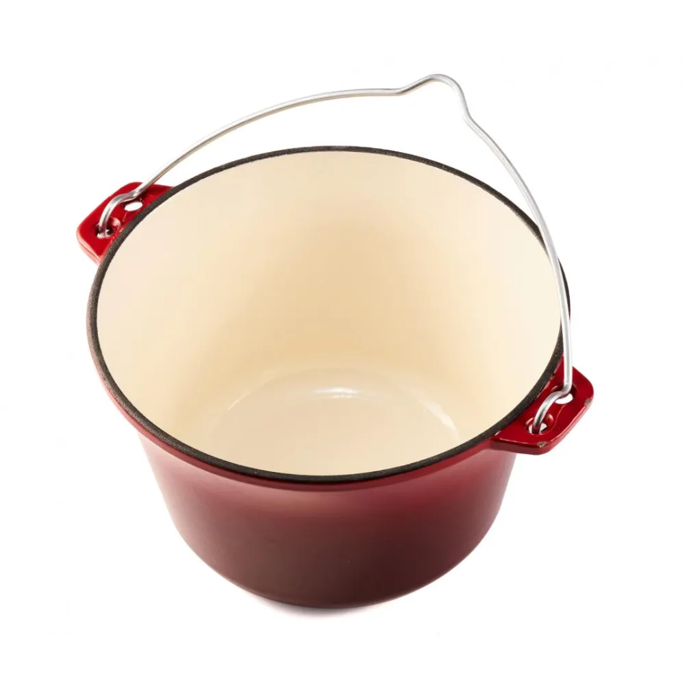 Ceaun din fonta emailat 22X13CM, 3L