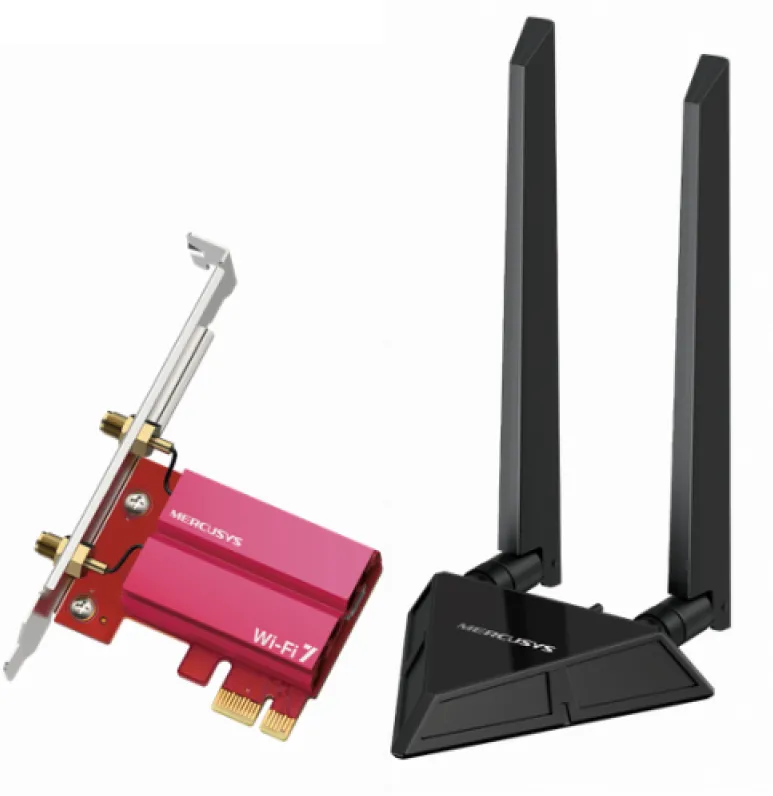 BE9300 WiFi 7 Bluetooth 5.4 PCIe Adapter
