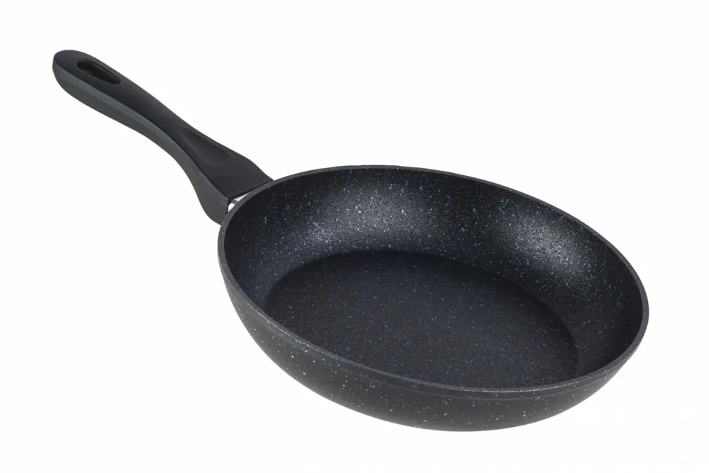 Tigaie aluminiu 22X4.8 cm, black sand