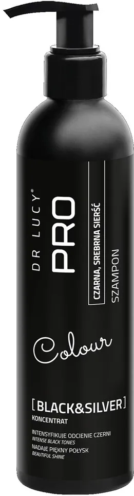 DR LUCY Black & Silver - shampoo for dark coat for dogs - 250 ml