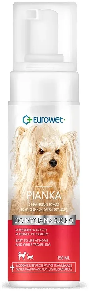 EUROWET Dry shampoo - shampoo for dogs and cats - 150ml