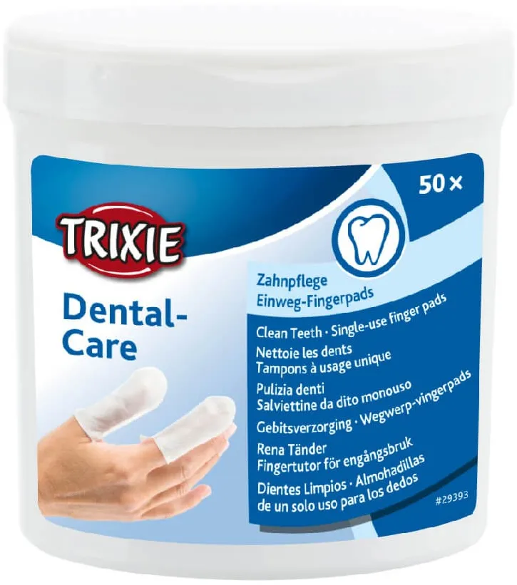 TRIXIE Dental-Care Teeth cleaning wipes - 50 pcs.