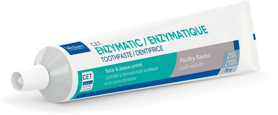 Pasta de dinti enzimatica pentru caini si pisici Virbac C.E.T. 70 g