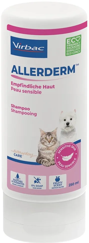 VIRBAC Allerderm sensitive skin - shampoo for dogs and cats - 250 ml