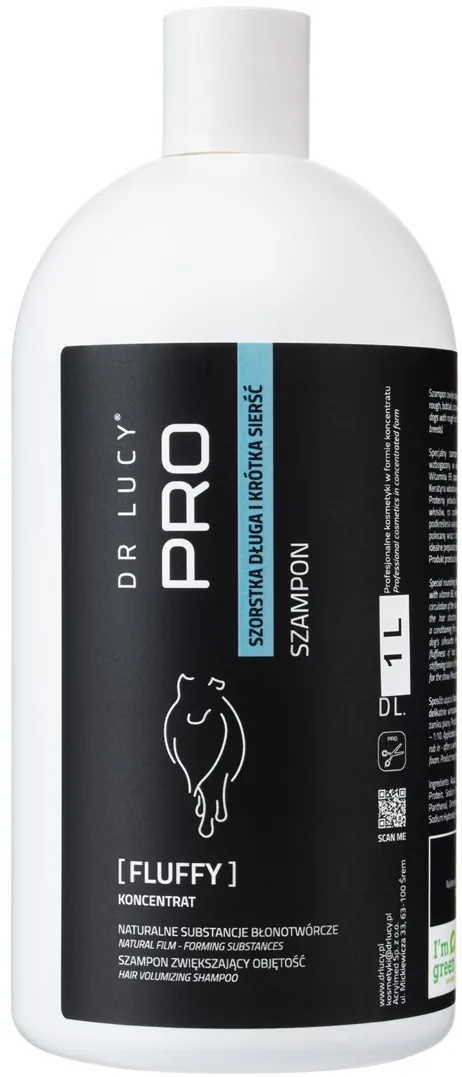DR LUCY Pro Fluffy Rough Coat – dog shampoo – 1 l