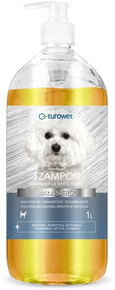EUROWET White coat - shampoo for dogs - 1l