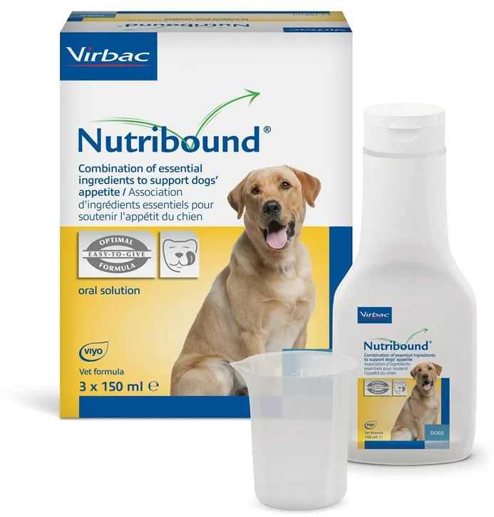 VIRBAC Nutribound Convalescence - supplements for dogs - 3x150ml