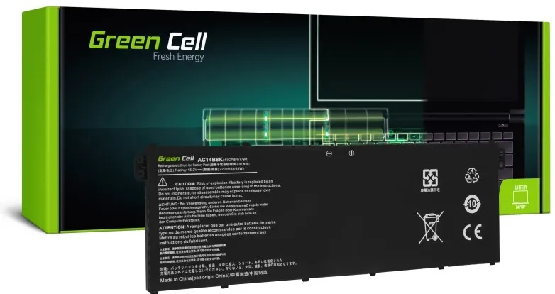 Green Cell AC72 laptop spare part Battery