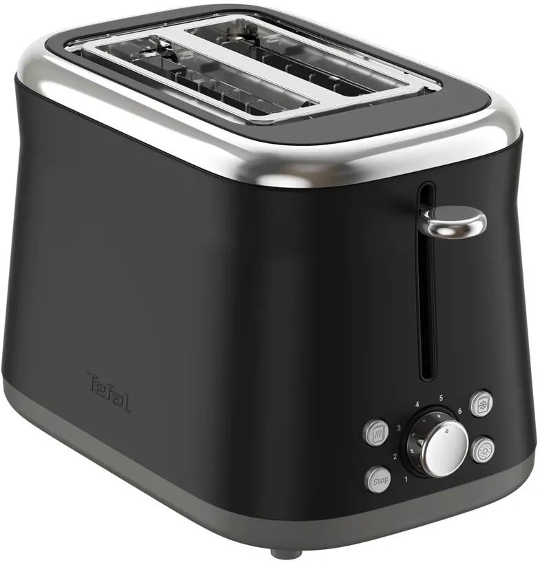 Tefal TT7208E0 Collection Retro Toaster, 850 W, Black