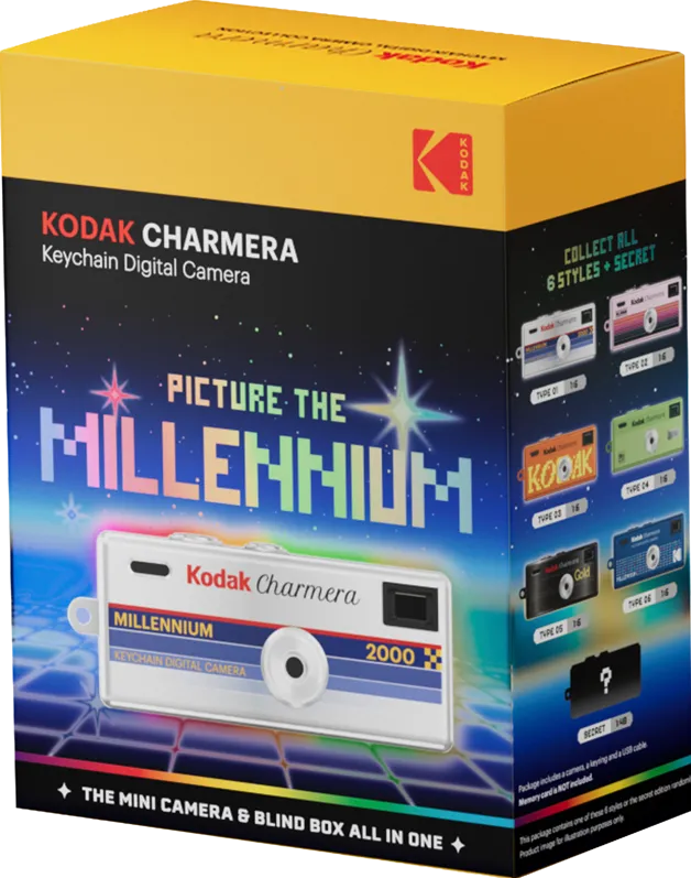 Kodak Charmera Millennium Keychain Digital Camera Blind Box