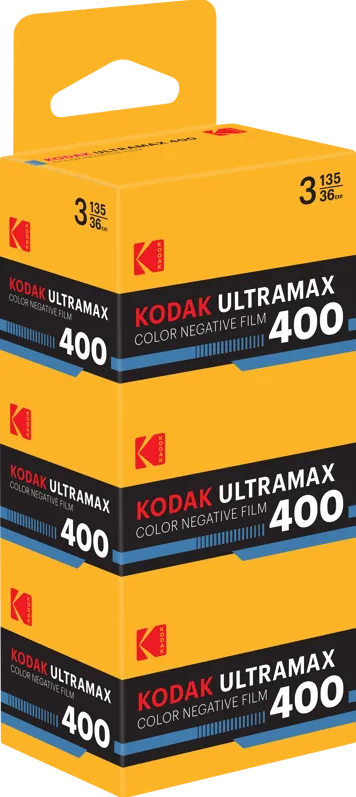 Eastman Kodak Ultramax 400 135-36 exp 3-pack Vertical