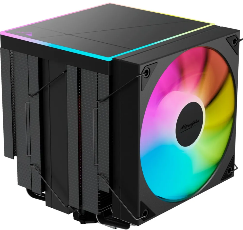 Cooler procesor EKL Alpenfohn Matterhorn 2 Aurora Max dual tower ARGB 120 mm, TDP 250 W, negru