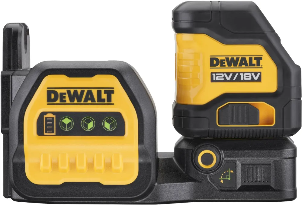 Dewalt cross line laser DCE088NG18, 12/18 volts (black/yellow, without battery and charger, green laser lines, T STAK box)