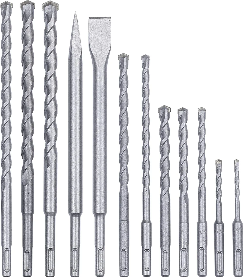 Einhell SDS Plus chisel drill set, 12 pieces (case)