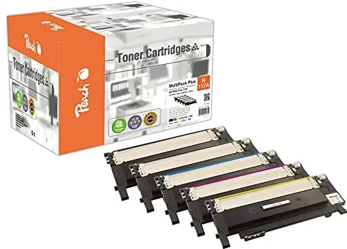 Peach Toner Spar Pack Plus PT1153 (compatible with HP 117A)