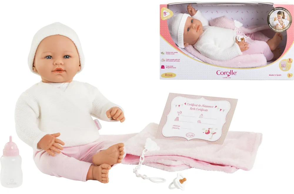 Corolle Mon Grand Poupon Rose Newborn, doll