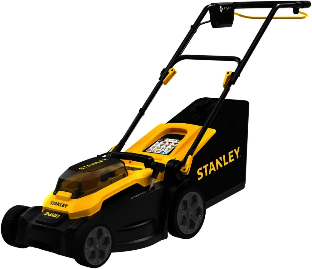 Stanley V20 cordless lawnmower 36Volt (2x18V) (black/yellow, without battery and charger)