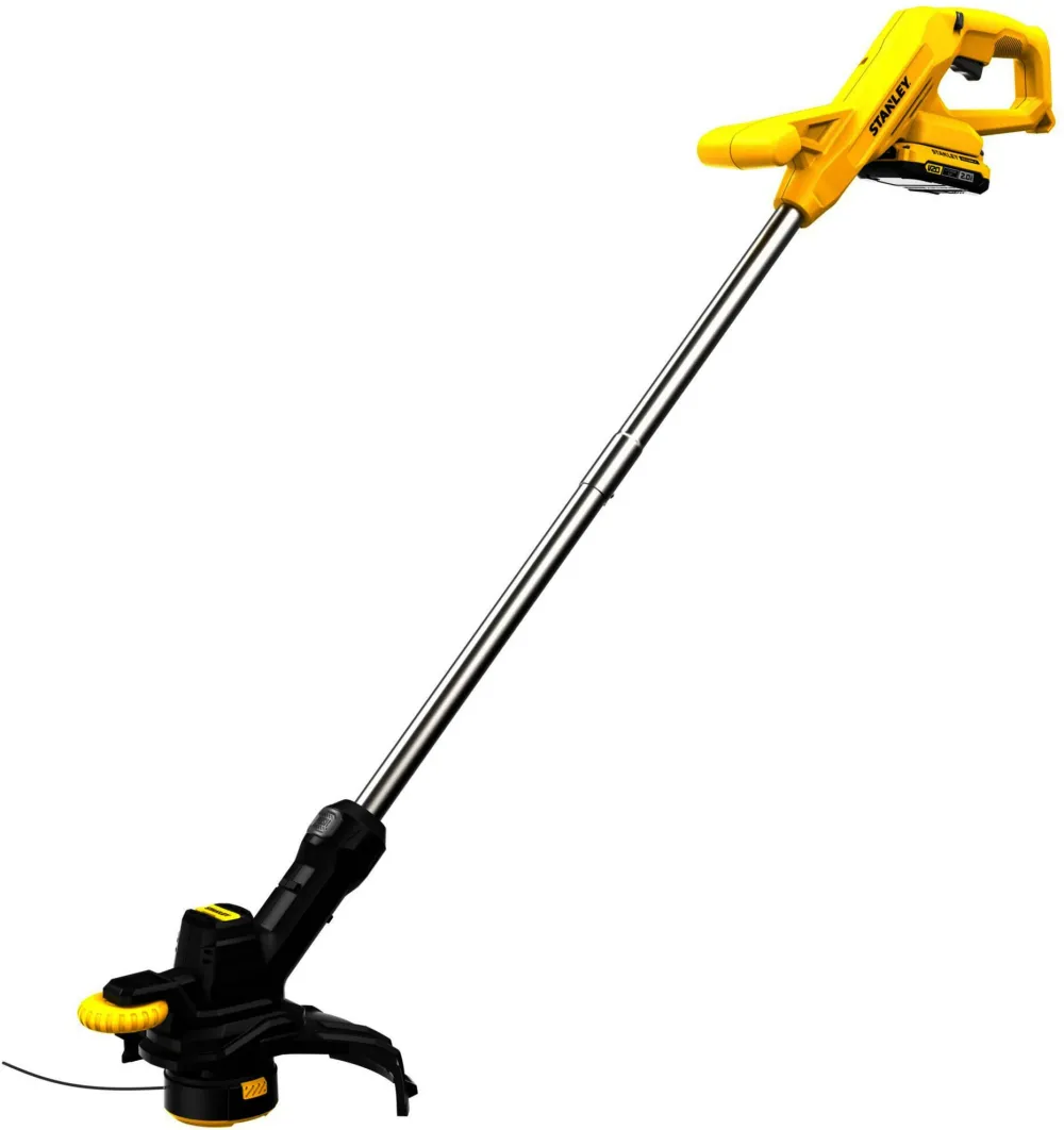 Stanley cordless grass trimmer (SFMCST925M1-QW), 18 volts (black/yellow, Li-ion battery 2.0 Ah)