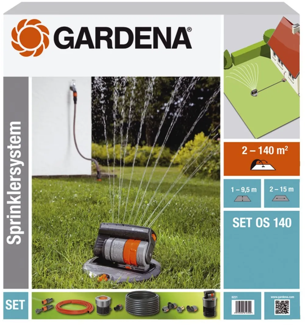 Gardena OS140 zanurzany zraszacz czterokierunkowy (8222)