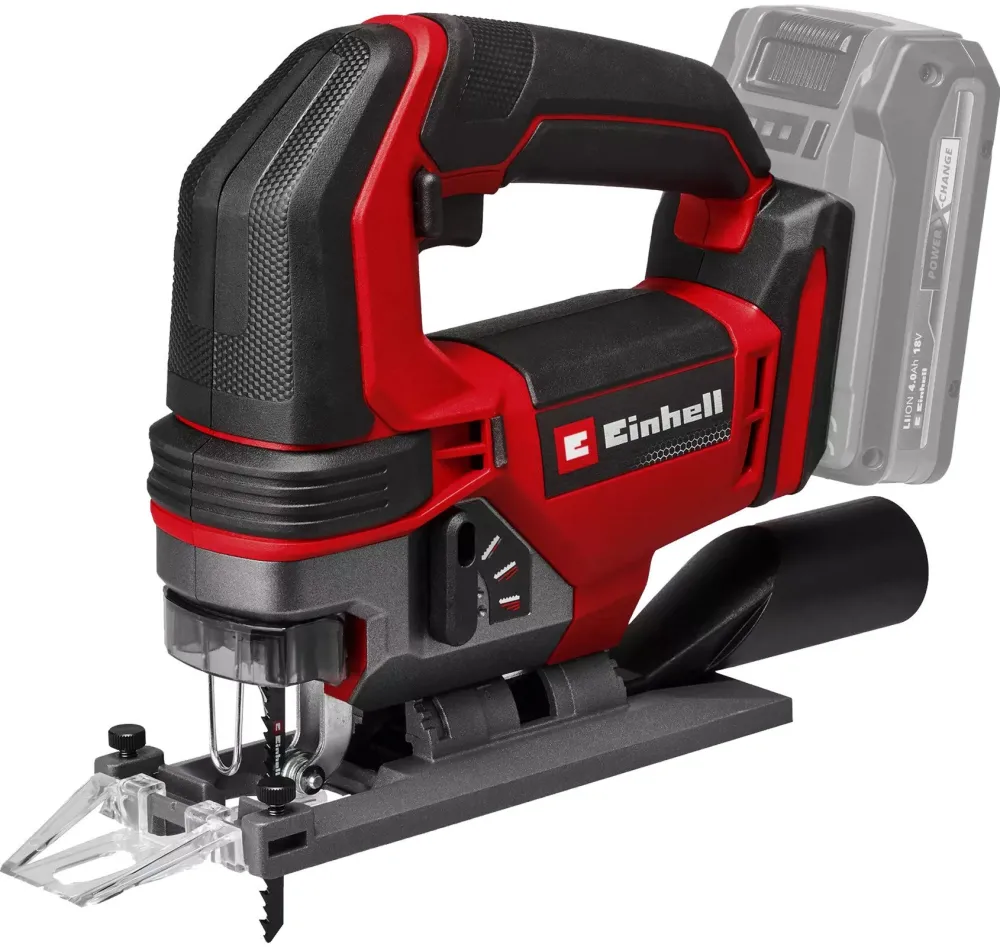 EINHELL Power X-Change cordless jigsaw TE-JS 18/100 Li - Solo, 18 Volt red/black, without battery and charger