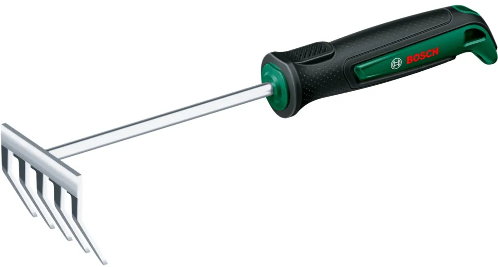 Bosch Powertools Garden Hand Rake (green/black, width 8.7cm)