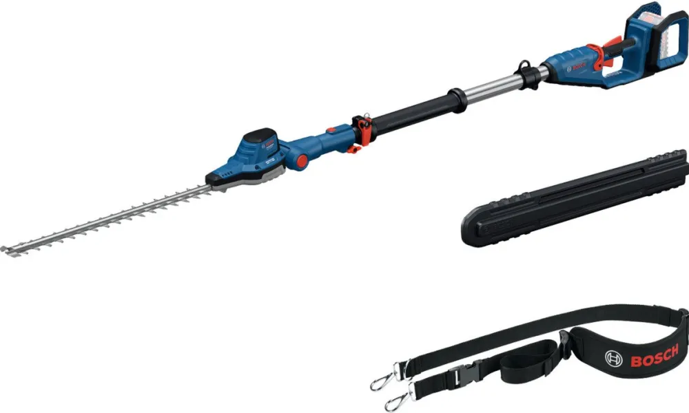 Bosch Powertools cordless telescopic hedge trimmer GHE 18V-50 TP Professional solo, 18Volt (blue, without battery and charger)