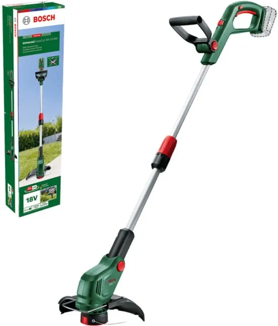 Bosch Powertools cordless grass trimmer UNIVERSAL GRASSCUT 18V-23-450 solo, 18Volt (green/black, without battery and charger, POWER FOR ALL ALLIANCE)