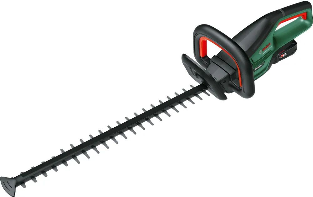 Bosch Powertools cordless hedge trimmer Universal HedgeCut 18V-55 SOLO (green/black, without battery and charger, POWER FOR ALL ALLIANCE)