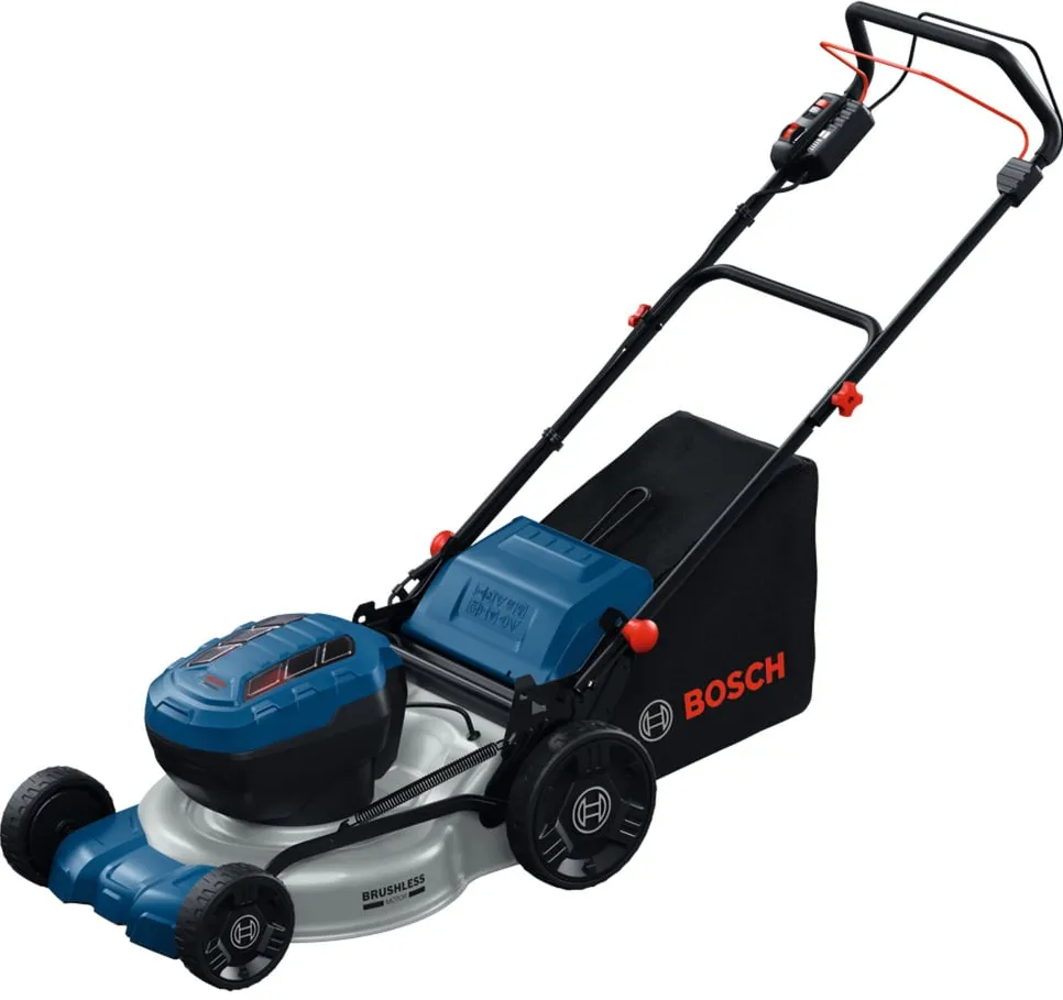 Bosch Powertools cordless lawnmower GRA 18V2-46SP Professional, 36Volt (2x18V) (blue, 2x 5.5 Ah lithium-ion battery, charger)